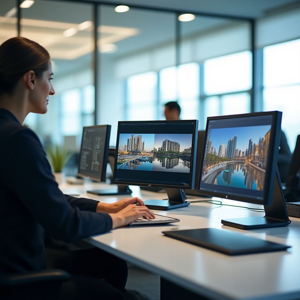Ferraro Impianti S.p.A. Team im modernen Büro
